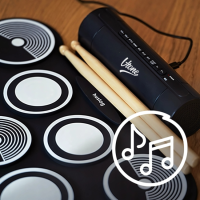 V-TONE RD7 PERKUSJA ELEKTRONICZNA ZWIJANA USB-C AUX 7 PADÓW PEDAŁY GŁOŚNIKI PAŁECZKI ZESTAW