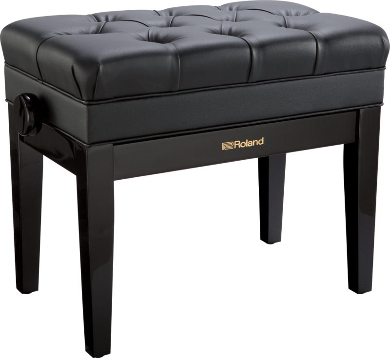 ROLAND RPB-500PE CZARNA ŁAWA PIANINOWA DREWNIANA REGULOWANA