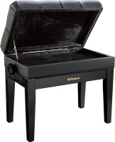 ROLAND RPB-500PE CZARNA ŁAWA PIANINOWA DREWNIANA REGULOWANA