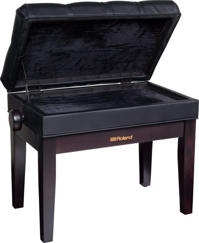 ROLAND RPB-500RW PALISANDER ŁAWA PIANINOWA DREWNIANA REGULOWANA BRĄZ