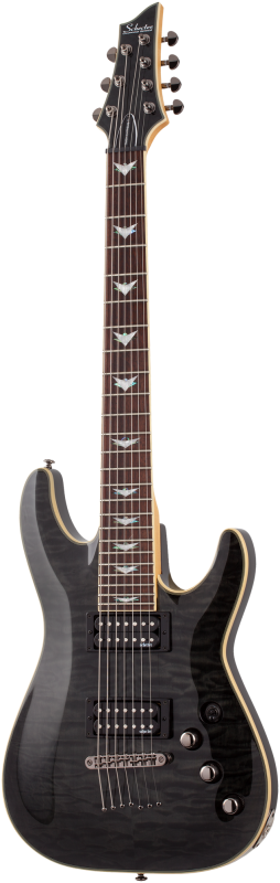 SCHECTER OMEN EXTREME 7 STBLK CZARNA GITARA ELEKTRYCZNA 7-STRUNOWA