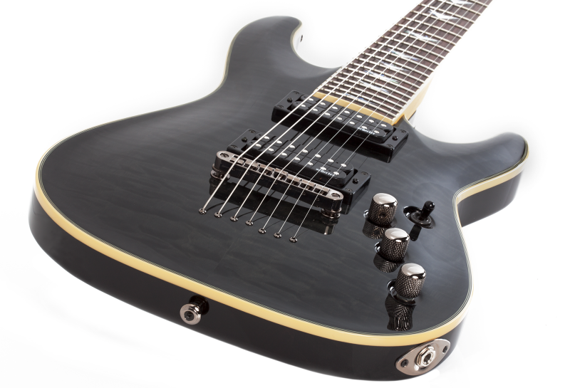 SCHECTER OMEN EXTREME 7 STBLK CZARNA GITARA ELEKTRYCZNA 7-STRUNOWA