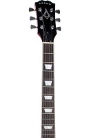 ARROW TWINCUT SG22 ABYSS BLACK ROSEWOOD/BLACK CZARNA GITARA ELEKTRYCZNA