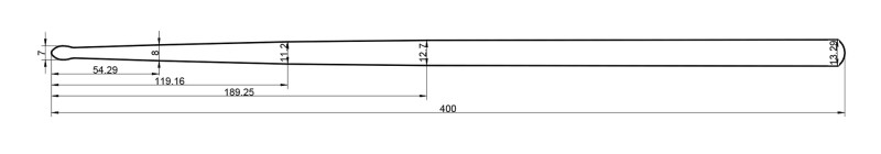 ROHEMA TRADITIONAL TANGO HICKORY PAŁKI PERKUSYJNE