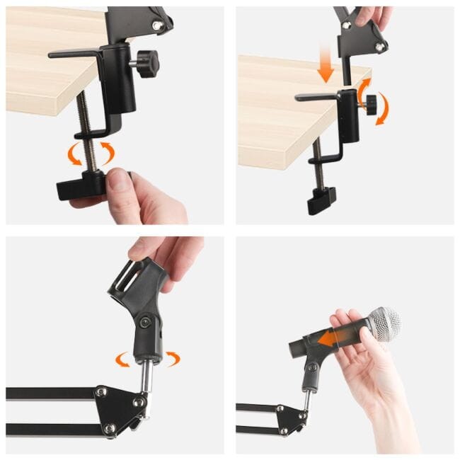 DNA C5 BIURKOWY STATYW MIKROFONOWY WYSIĘGNIK RAMIĘ