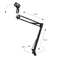 DNA C5 BIURKOWY STATYW MIKROFONOWY WYSIĘGNIK RAMIĘ