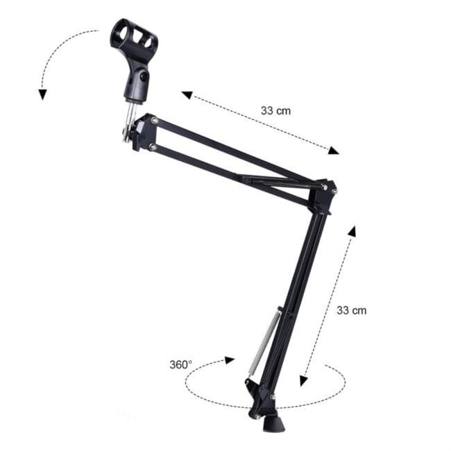 DNA C5 BIURKOWY STATYW MIKROFONOWY WYSIĘGNIK RAMIĘ