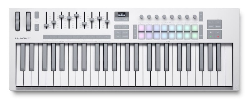 NOVATION LAUNCHKEY 49 MK4 WHITE BIAŁA KLAWIATURA STERUJĄCA