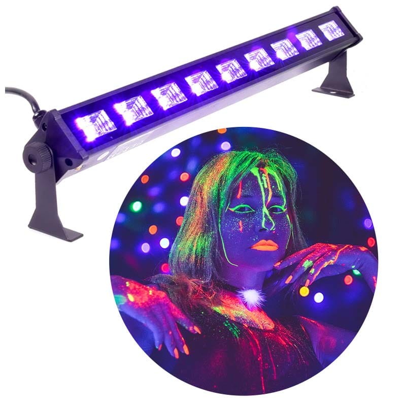 LIGHT4ME LED BAR UV 8 listwa belka LED 8x3W ultraf