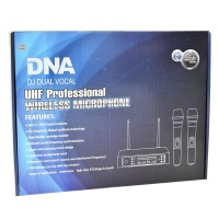 DNA DJ DUAL VOCAL wokalowy mikrofon bezprzewodowy