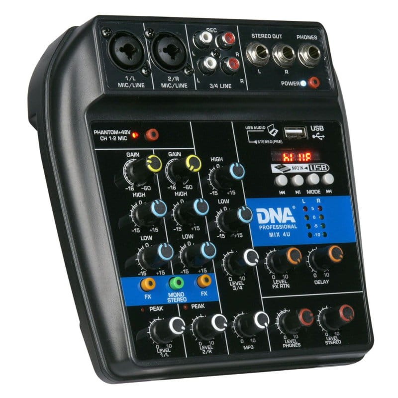 DNA MIX 4U mikser audio USB MP3 Bluetooth analogow