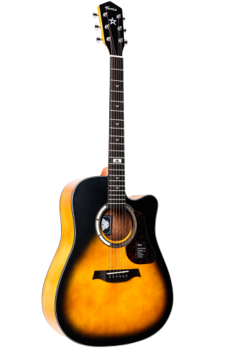 MANTIC GT-1DC SB SUNBURST PODPALANA GITARA AKUSTYCZNA