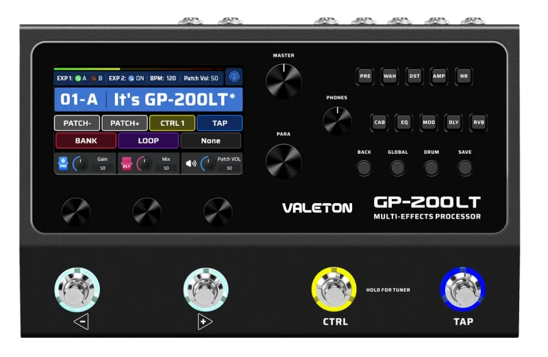 Valeton GP-200LT - multiefekt gitarowy