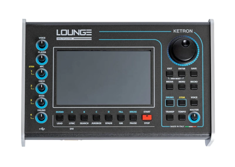 Ketron Lounge - moduł brzmieniowy, odtwarzacz multimediów + dysk SSD