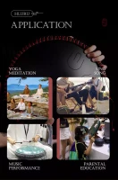 Tongue drum Hluru TAH9-14-InkBlack 9 ton 14"