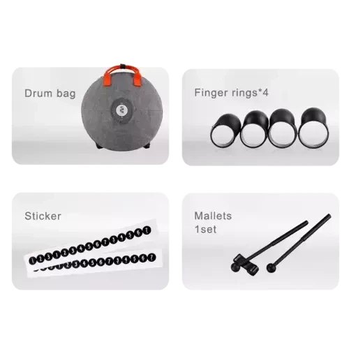 Tongue drum Hluru TAH9-14-InkBlack 9 ton 14"