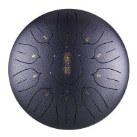 Lotus tongue drum 10" 11 ton Hluru-Huashu THL11-10-Meteorite