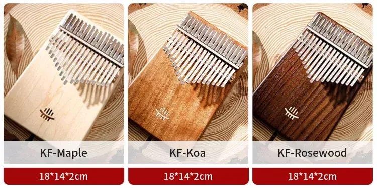 Kalimba 17 ton Hluru KF17-Maple