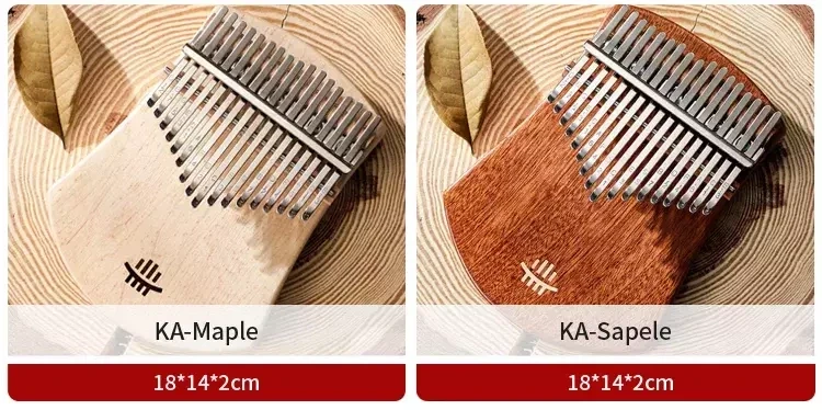 Kalimba 17 ton Hluru KA17-Maple