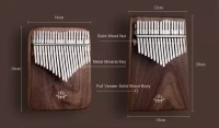Kalimba 21 ton Hluru KY21-BlackWalnut