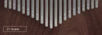 Kalimba 21 ton Hluru KY21-BlackWalnut