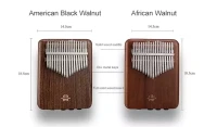 Kalimba elektryczna 17 ton Hluru KEQ17-Walnut
