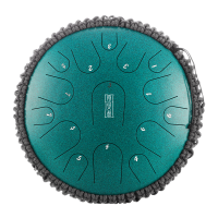 Tongue drum 15 ton 14" premium Hluru TB15-14-MineralGreen