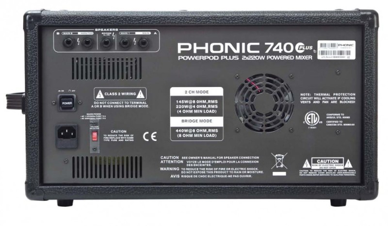 PHONIC POWERPOD 740 PLUS