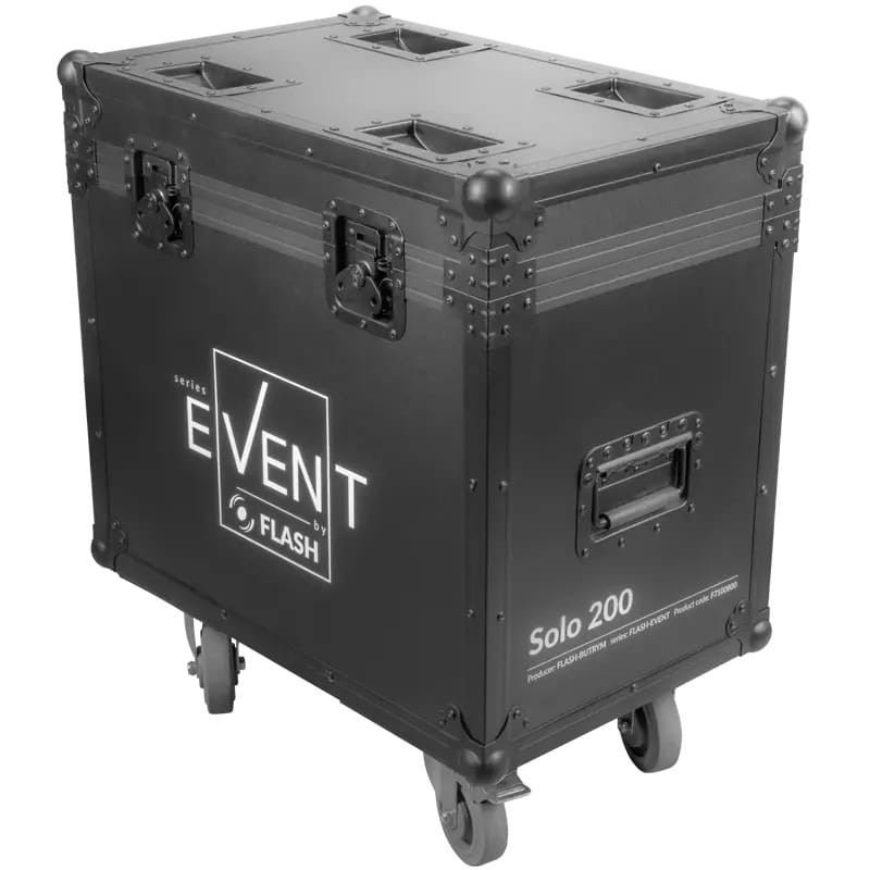 FLASH EVENT 2x MH-SOLO200 + CASE GŁOWA RUCHOMA 200W HEAD ZESTAW