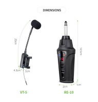 ACEMIC VT-5 MIKROFON BEZPRZEWODOWY DO SKRZYPIEC