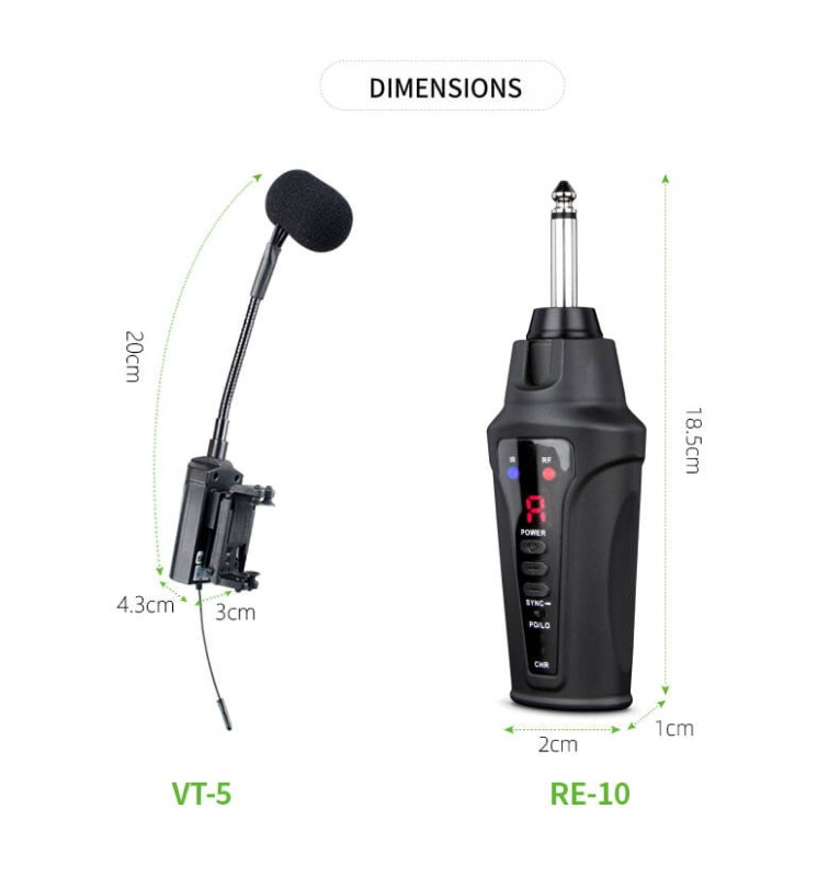ACEMIC VT-5 MIKROFON BEZPRZEWODOWY DO SKRZYPIEC