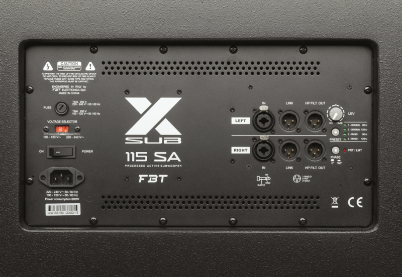 FBT X-Sub 115SA - aktywna kolumna niskotonowa