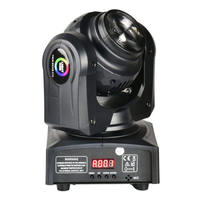 LIGHT4ME TWIN BEAM 210 mini głowica ruchoma LED dw