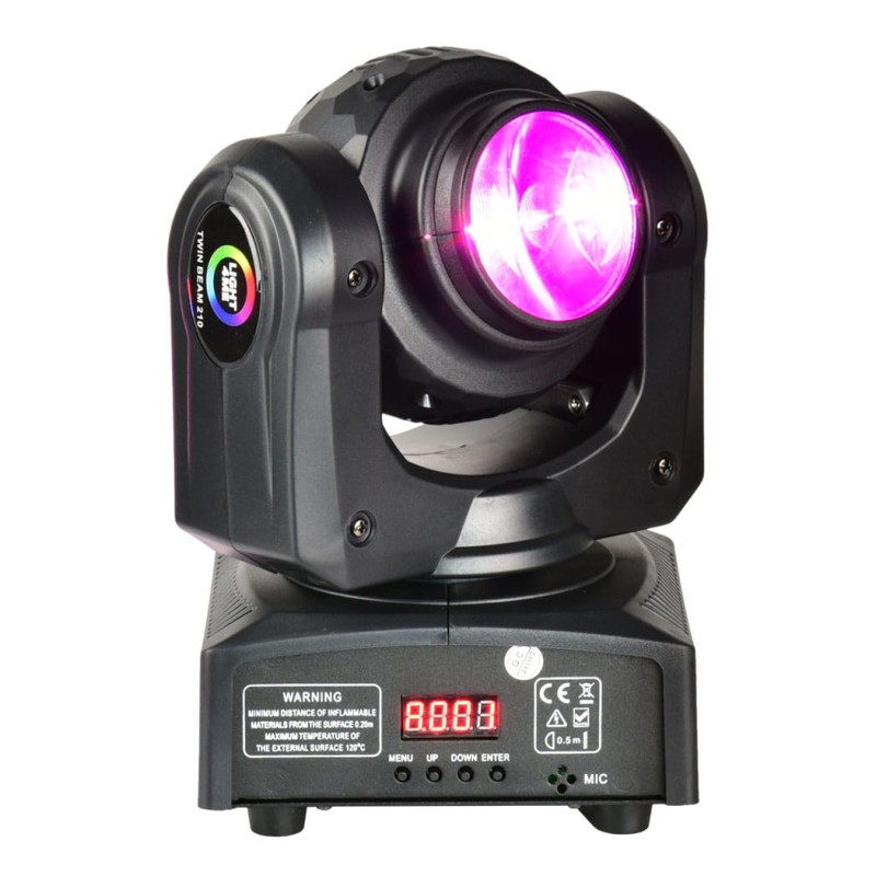 LIGHT4ME TWIN BEAM 210 mini głowica ruchoma LED dw
