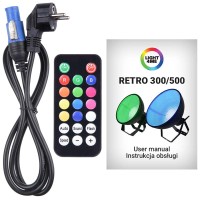 LIGHT4ME RETRO 300 RGBA IR reflektor sceniczny dek