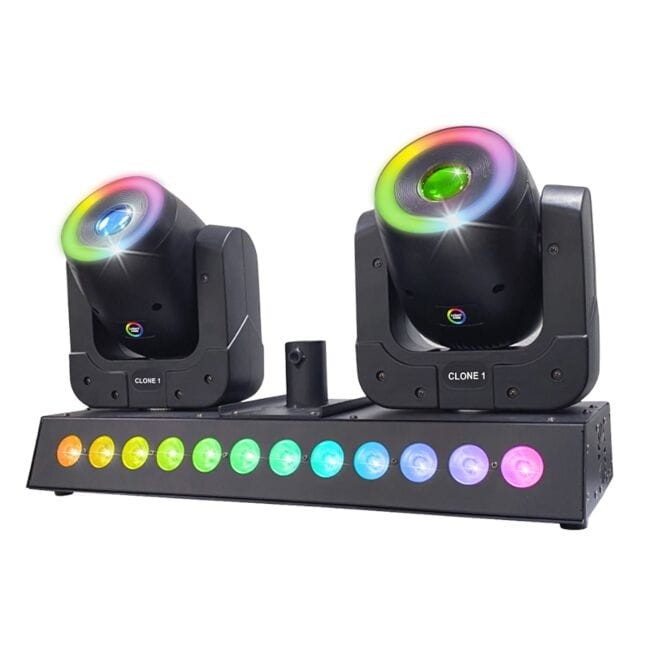 LIGHT4ME CLONE 1 efekt świetlny LED RGBW 2x głowic