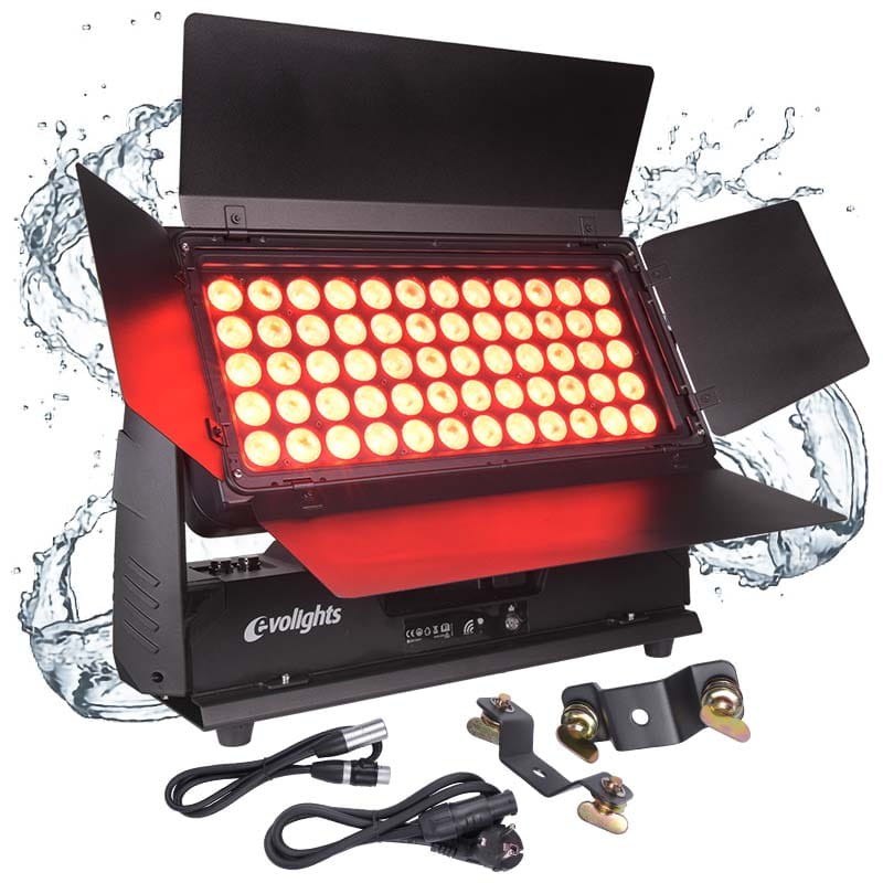 EVOLIGHTS 60x10W RGBW LED WALL WASHER naświetlacz