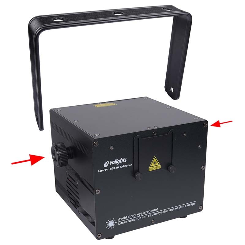 EVOLIGHTS LASER PRO RGB 3W ANIMATION V2 sceniczny