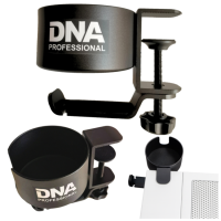 DNA DJ BOOTH WEB UCHWYT WIELOFUNKCYJNY NA KUBEK WIESZAK NA SŁUCHAWKI PRZYBORNIK DO STANOWISKA STOŁU DJ ALUMINIUM DO 5KG