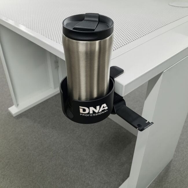 DNA DJ BOOTH WEB UCHWYT WIELOFUNKCYJNY NA KUBEK WIESZAK NA SŁUCHAWKI PRZYBORNIK DO STANOWISKA STOŁU DJ ALUMINIUM DO 5KG