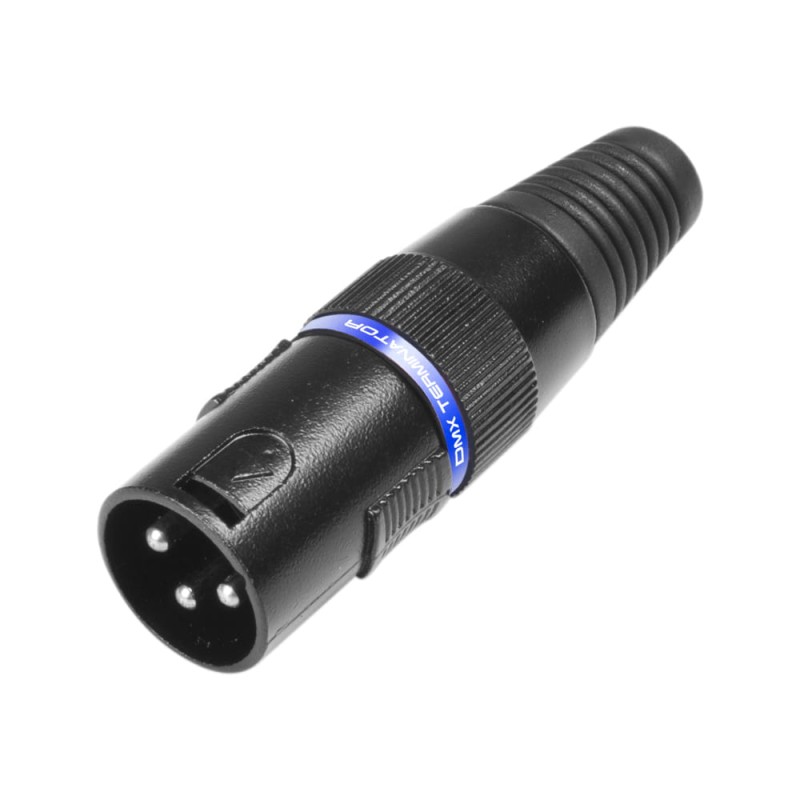 ADAM HALL K3DMXT3 CONNECTORS 3 STAR DMX T 3 TERMINATOR WTYK XLR PARA