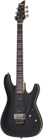 SCHECTER DEMON 6 FR AGED BLACK SATIN
