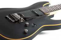 SCHECTER DEMON 6 FR AGED BLACK SATIN