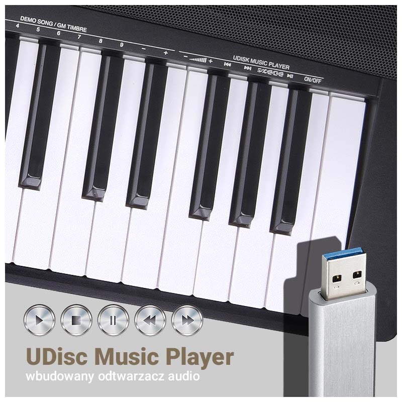 MK WP 881 pianino cyfrowe klawisze do nauki gry