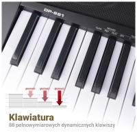 MK WP 881 pianino cyfrowe klawisze do nauki gry