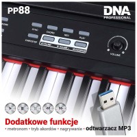 DNA PP 88 pianino cyfrowe pełnowymiarowe klawisze