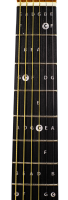 Gitara akustyczna 36″ – Kazuki AKZ-ED-PMR36-BK