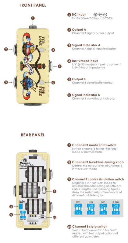 Efekt do gitary Musontek Adjudicator A2308