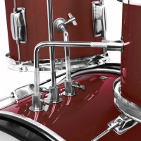 KERA ZPD-3 RED CZERWONA PERKUSJA AKUSTYCZNA ZESTAW PERKUSYJNY DLA DZIECI