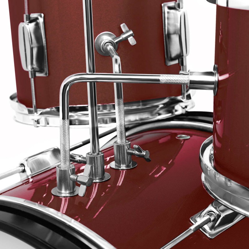 KERA ZPD-3 RED CZERWONA PERKUSJA AKUSTYCZNA ZESTAW PERKUSYJNY DLA DZIECI